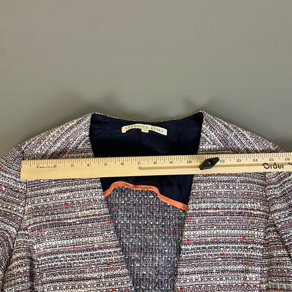 Veronica Beard Tweed Blazer Jacket Size 2 Lilac Multicolor Formal Wear‎ * - Picture 14 of 16